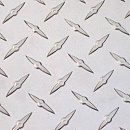 Рифленый лист алюминиевый Даймонд, 2х1200х3000 мм