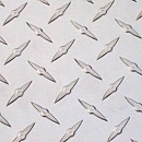 Рифленый лист алюминиевый Даймонд, 1х1200х3000 мм